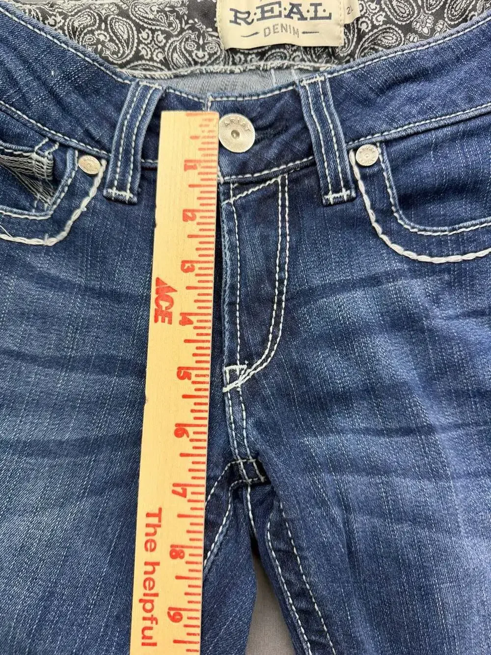 Ariat REAL Denim Women's Bootcut Jeans with Contrast Stitching